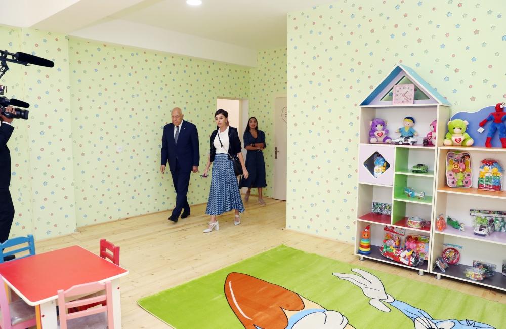 Birinci vitse-prezident Mehriban Əliyeva İsmayıllı şəhərində uşaq bağçasının açılışında iştirak edib (FOTO) (YENİLƏNİB)