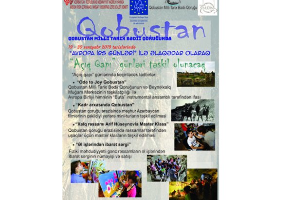 Qobustan Milli Tarix-Bədii Qoruğunda “Açıq Qapı Günləri” olacaq