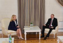 Prezident İlham Əliyev Gürcüstanın İqtisadiyyat və Davamlı İnkişaf nazirini qəbul edib (FOTO)