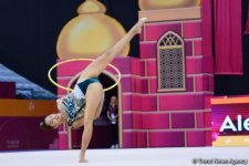 Bakıda bədii gimnastika üzrə dünya çempionatının finalı başlayıb (FOTO)