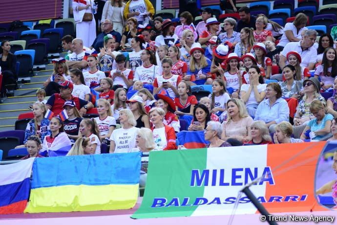 Bakıda bədii gimnastika üzrə dünya çempionatının finalı başlayıb (FOTO)
