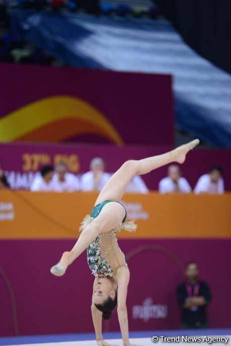 Bakıda bədii gimnastika üzrə dünya çempionatının finalı başlayıb (FOTO)