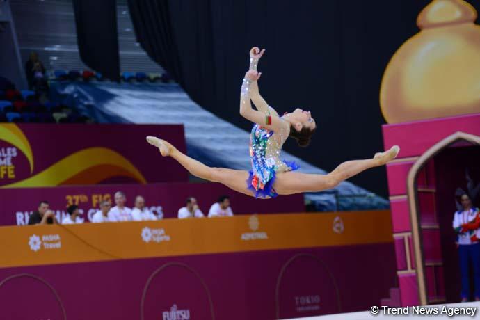 Bakıda bədii gimnastika üzrə dünya çempionatının finalı başlayıb (FOTO)