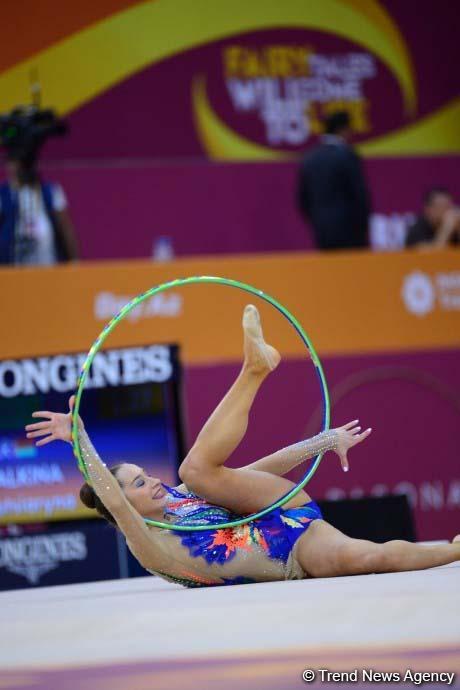 Bakıda bədii gimnastika üzrə dünya çempionatının finalı başlayıb (FOTO)