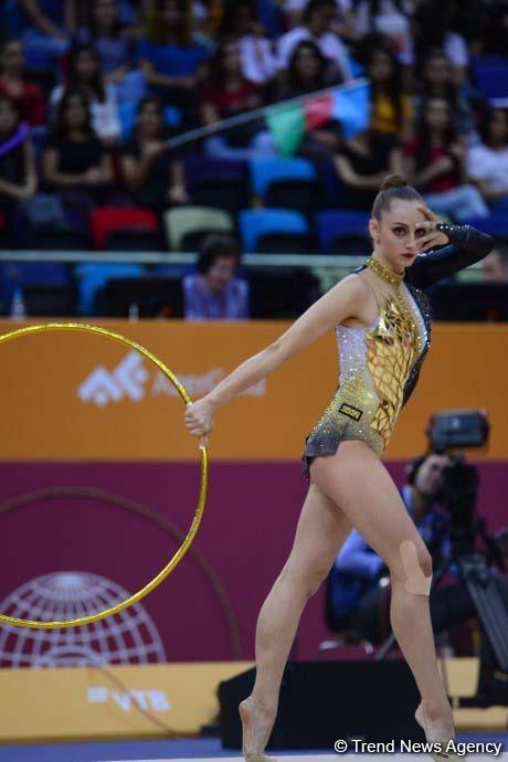 Bakıda bədii gimnastika üzrə dünya çempionatının finalı başlayıb (FOTO)