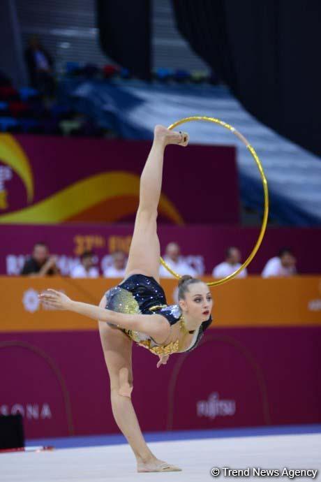 Bakıda bədii gimnastika üzrə dünya çempionatının finalı başlayıb (FOTO)