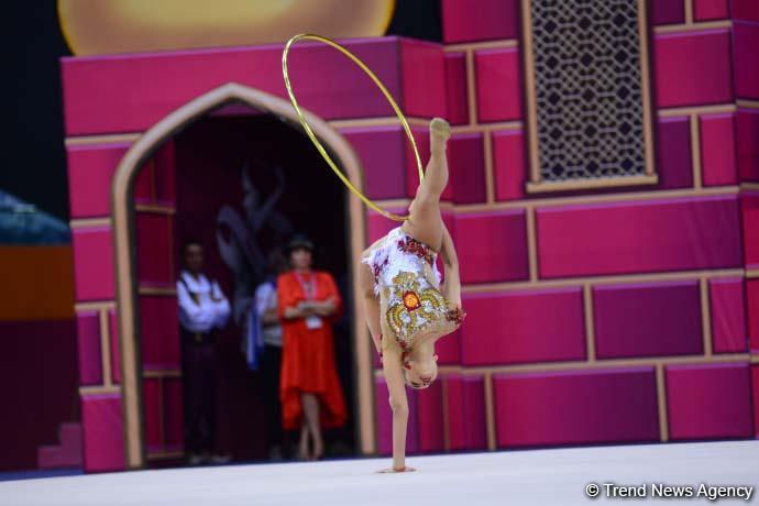 Bakıda bədii gimnastika üzrə dünya çempionatının finalı başlayıb (FOTO)