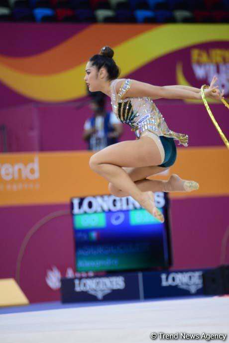 Bakıda bədii gimnastika üzrə dünya çempionatının finalı başlayıb (FOTO)