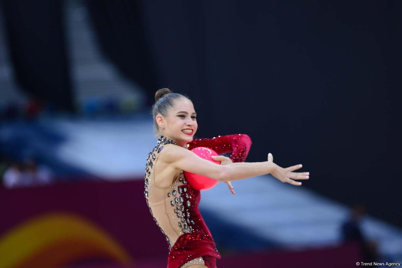 Bakıda bədii gimnastika üzrə dünya çempionatının finalı başlayıb (FOTO)