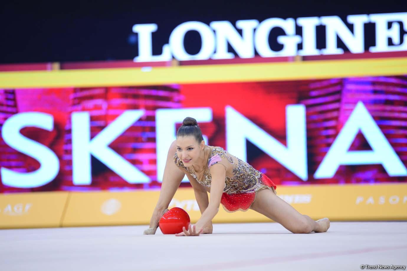 Bakıda bədii gimnastika üzrə dünya çempionatının finalı başlayıb (FOTO)