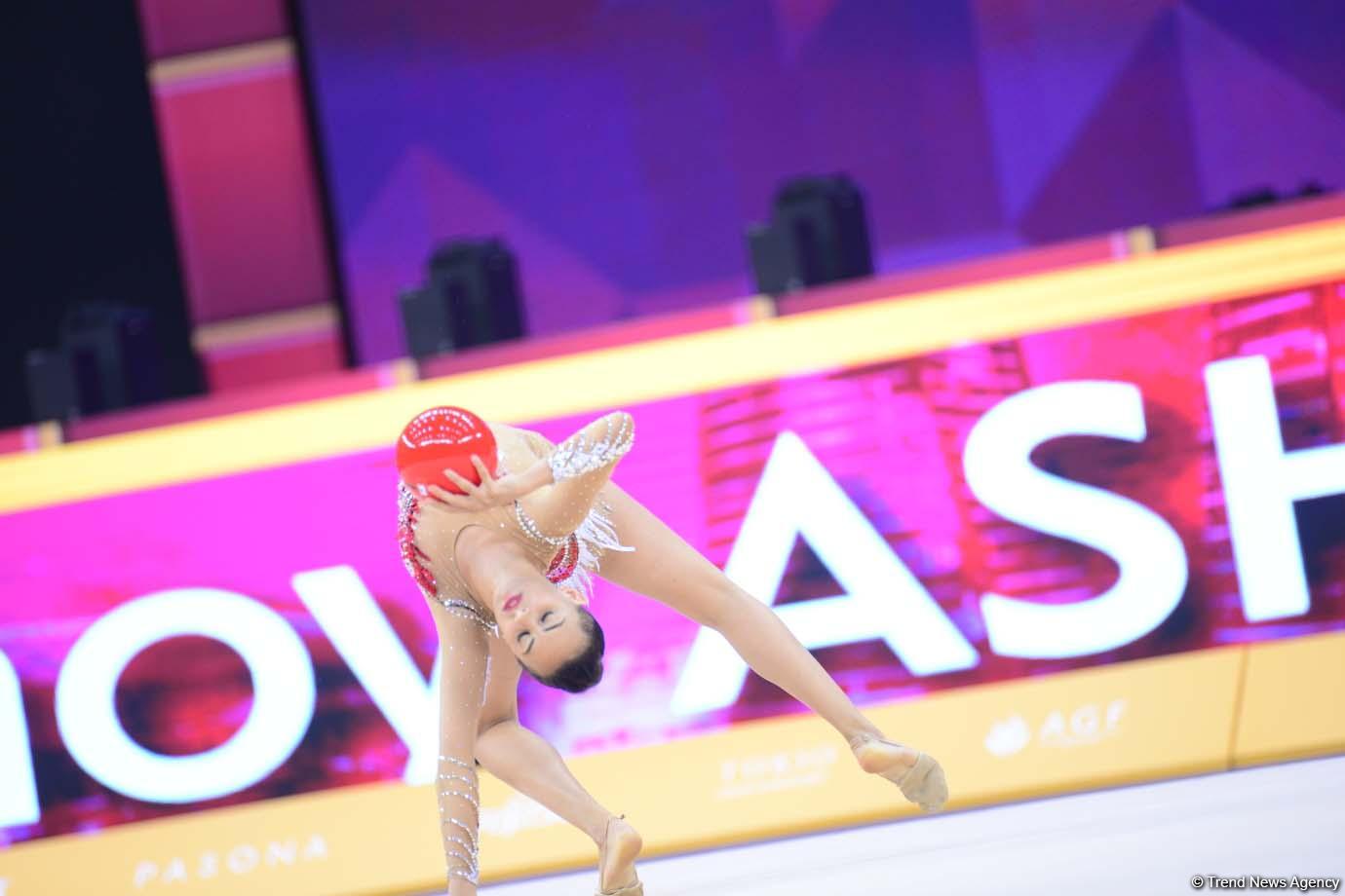 Bakıda bədii gimnastika üzrə dünya çempionatının finalı başlayıb (FOTO)