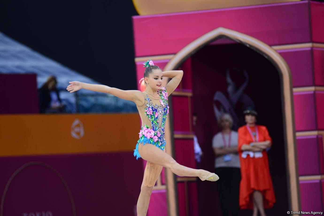 Bakıda bədii gimnastika üzrə dünya çempionatının finalı başlayıb (FOTO)