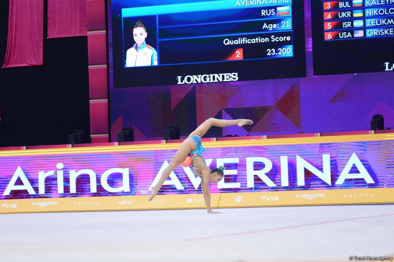 Bakıda bədii gimnastika üzrə dünya çempionatının finalı başlayıb (FOTO)