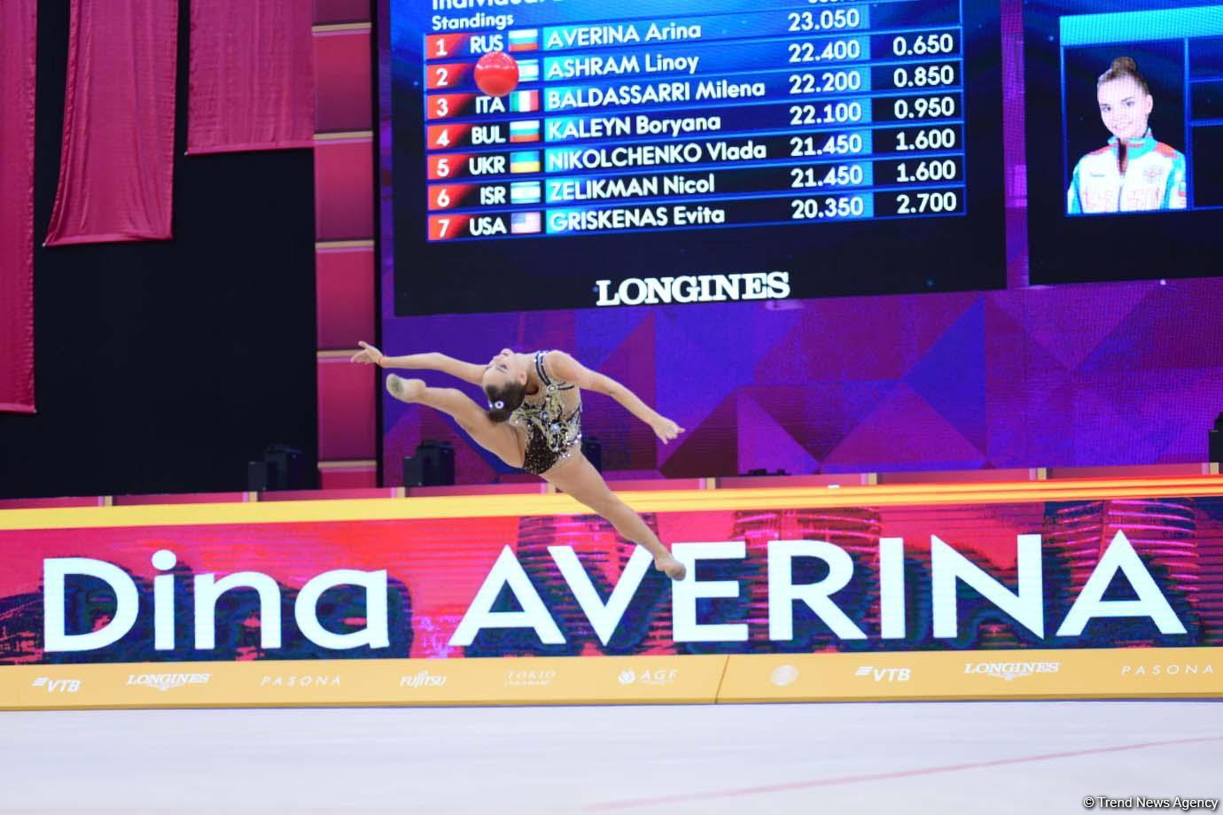 Bakıda bədii gimnastika üzrə dünya çempionatının finalı başlayıb (FOTO)