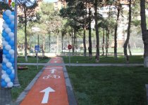 Heydər Əliyev Fondunun vitse-prezidenti Leyla Əliyeva "Bizim həyət" layihəsi çərçivəsində abadlaşdırılan növbəti həyətin açılışında iştirak edib  (FOTO)