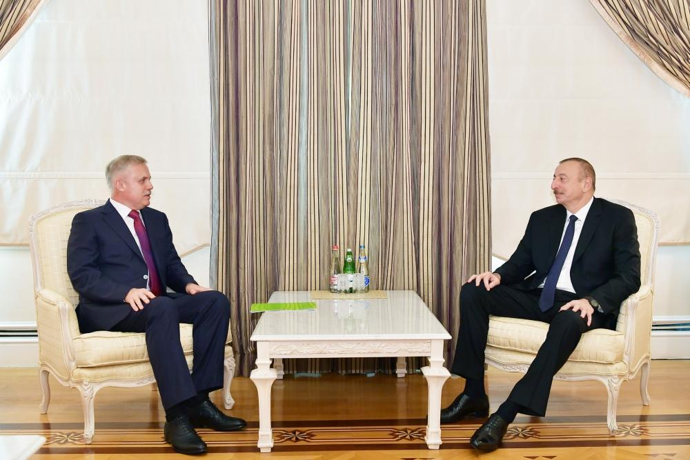 Prezident İlham Əliyev Belarus Təhlükəsizlik Şurasının dövlət katibini qəbul edib (FOTO) (YENİLƏNİB)
