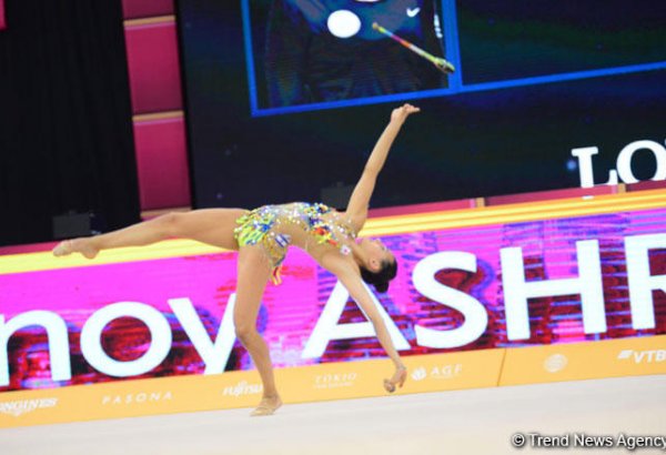 Bakıda bədii gimnastika üzrə dünya çempionatının finalı başlayıb (FOTO)