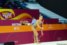 Bakıda bədii gimnastika üzrə dünya çempionatının finalı başlayıb (FOTO)