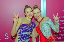 Amerikalı gimnastlar Milli Gimnastika Arenasına heyran olduqlarını bildiriblər (FOTO)