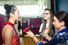 Amerikalı gimnastlar Milli Gimnastika Arenasına heyran olduqlarını bildiriblər (FOTO)