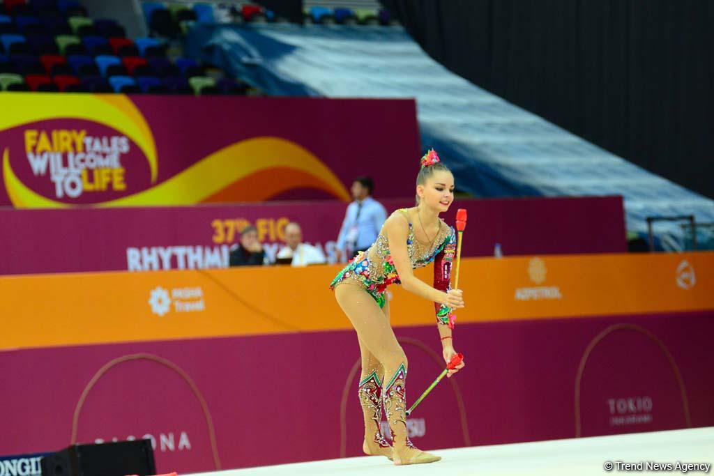 Bakıda bədii gimnastika üzrə dünya çempionatının finalı başlayıb (FOTO)