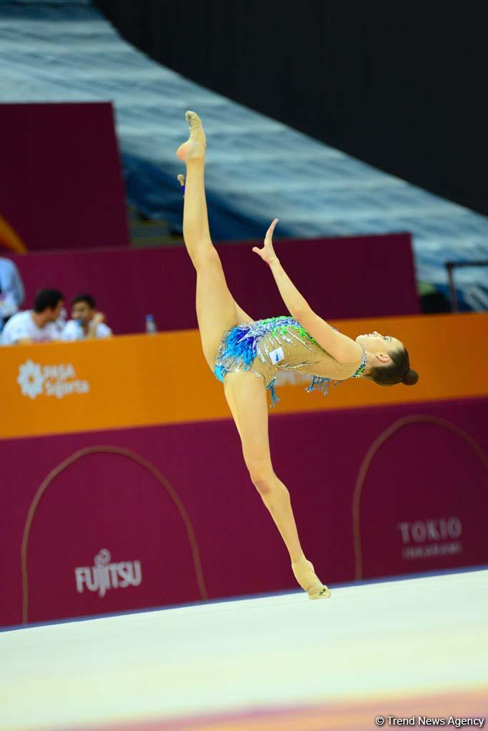 Bakıda bədii gimnastika üzrə dünya çempionatının finalı başlayıb (FOTO)