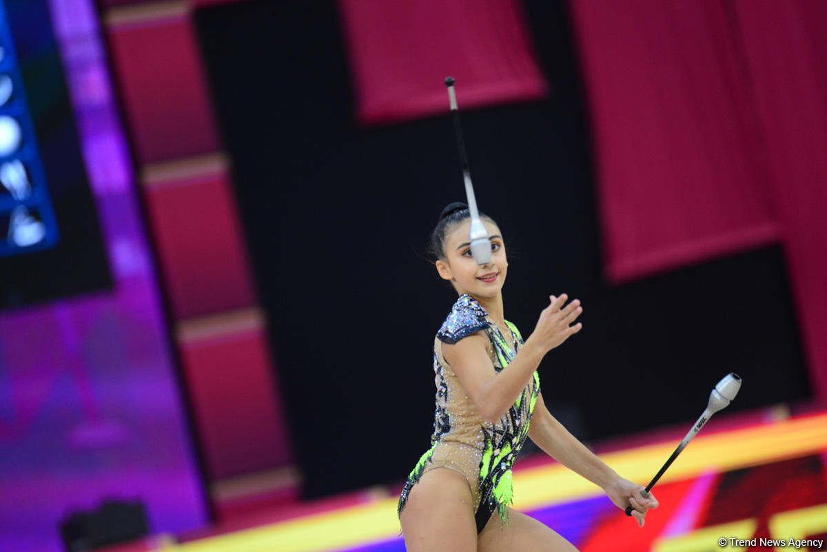Bədii gimnastika üzrə 37-ci dünya çempionatının 5-ci günü start götürüb (FOTO)