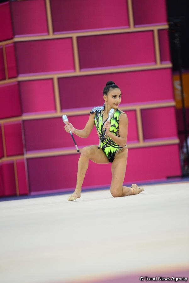 Bədii gimnastika üzrə 37-ci dünya çempionatının 5-ci günü start götürüb (FOTO)
