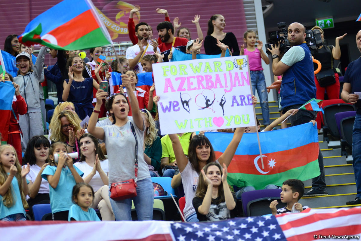 Bədii gimnastika üzrə 37-ci dünya çempionatının 5-ci günü start götürüb (FOTO)