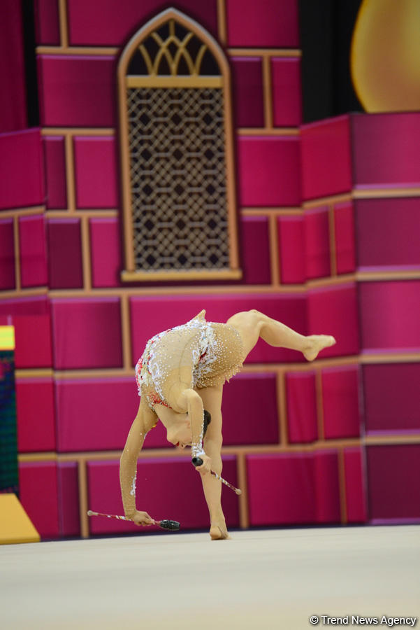 Bədii gimnastika üzrə 37-ci dünya çempionatının 5-ci günü start götürüb (FOTO)