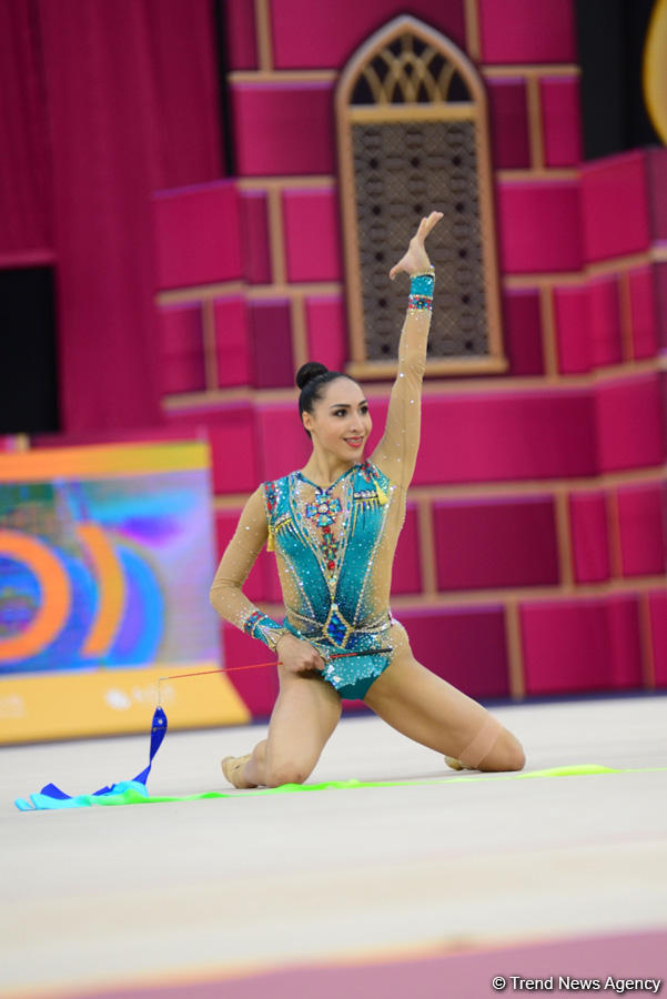 Bədii gimnastika üzrə 37-ci dünya çempionatının 5-ci günü start götürüb (FOTO)