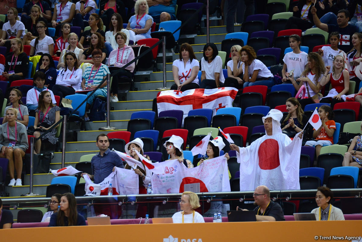 Bədii gimnastika üzrə 37-ci dünya çempionatının 5-ci günü start götürüb (FOTO)