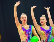 Bakıda bədii gimnastika üzrə dünya çempionatının 6-cı günü start götürüb (FOTO)