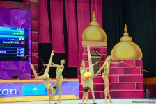 Bakıda bədii gimnastika üzrə dünya çempionatının 6-cı günü start götürüb (FOTO)