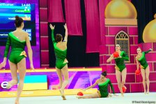 Bakıda bədii gimnastika üzrə dünya çempionatının 6-cı günü start götürüb (FOTO)