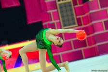 Bakıda bədii gimnastika üzrə dünya çempionatının 6-cı günü start götürüb (FOTO)