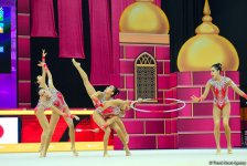 Bakıda bədii gimnastika üzrə dünya çempionatının 6-cı günü start götürüb (FOTO)