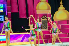 Bakıda bədii gimnastika üzrə dünya çempionatının 6-cı günü start götürüb (FOTO)