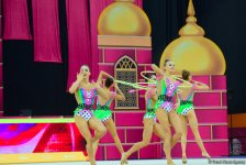 Bakıda bədii gimnastika üzrə dünya çempionatının 6-cı günü start götürüb (FOTO)
