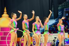 Bakıda bədii gimnastika üzrə dünya çempionatının 6-cı günü start götürüb (FOTO)