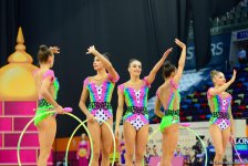 Bakıda bədii gimnastika üzrə dünya çempionatının 6-cı günü start götürüb (FOTO)