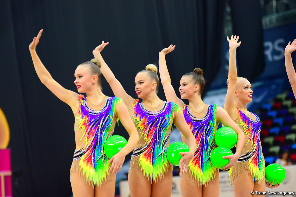 Bakıda bədii gimnastika üzrə dünya çempionatının 6-cı günü start götürüb (FOTO)