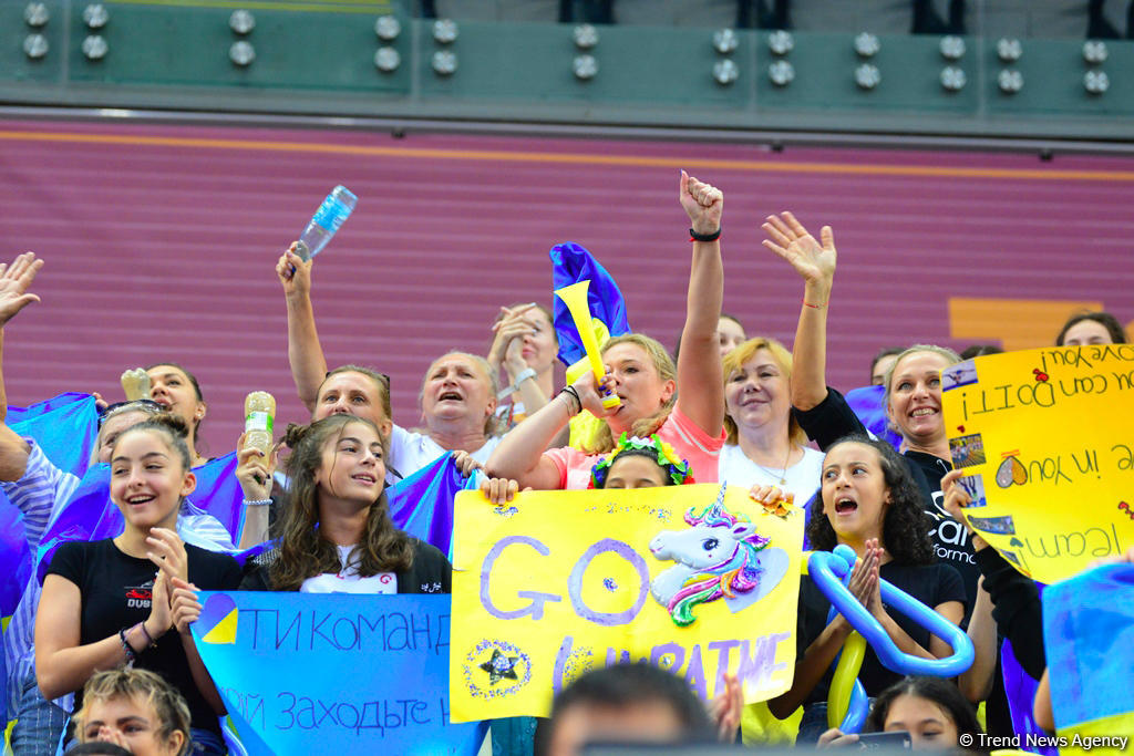 Bakıda bədii gimnastika üzrə dünya çempionatının 6-cı günü start götürüb (FOTO)