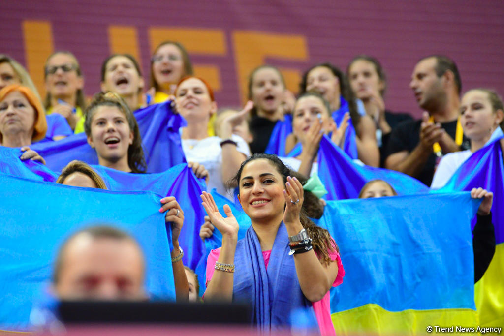 Bakıda bədii gimnastika üzrə dünya çempionatının 6-cı günü start götürüb (FOTO)