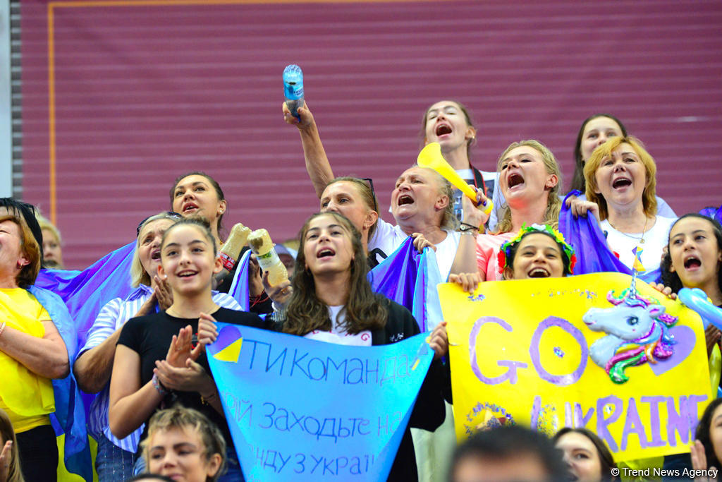 Bakıda bədii gimnastika üzrə dünya çempionatının 6-cı günü start götürüb (FOTO)