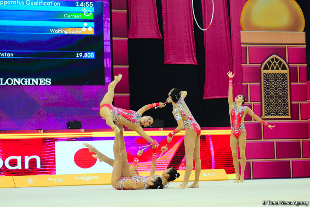 Bakıda bədii gimnastika üzrə dünya çempionatının 6-cı günü start götürüb (FOTO)