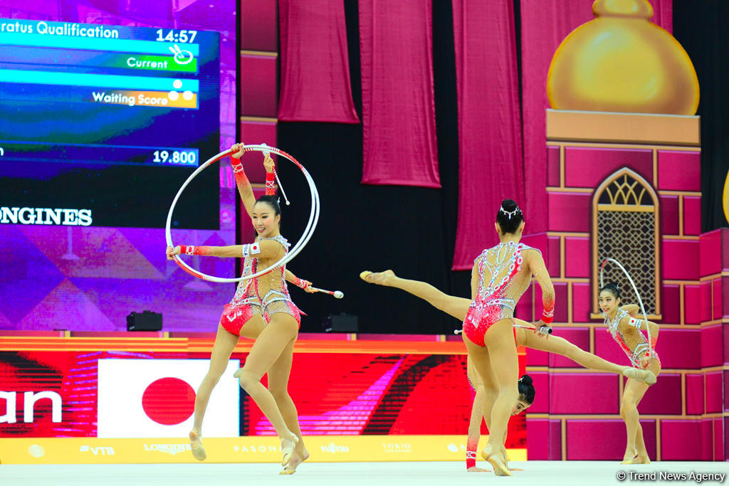 Bakıda bədii gimnastika üzrə dünya çempionatının 6-cı günü start götürüb (FOTO)