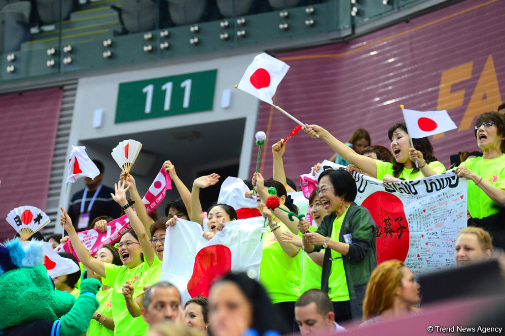 Bakıda bədii gimnastika üzrə dünya çempionatının 6-cı günü start götürüb (FOTO)
