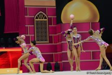 Milli Gimnastika Arenasında Dünya Çempionatının sonuncu günü start götürüb (FOTO)