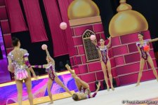 Milli Gimnastika Arenasında Dünya Çempionatının sonuncu günü start götürüb (FOTO)